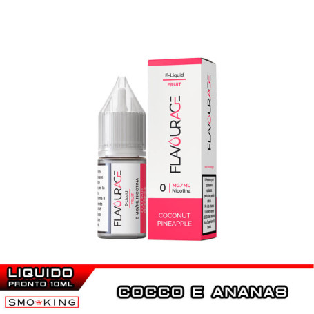 COCONUT PINEAPPLE Liquido Pronto Nicotina 10 ml Flavourage