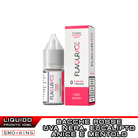FRED BERRY Liquido Pronto Nicotina 10 ml Flavourage