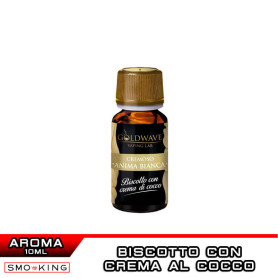 ANIMA BIANCA Cremoso Aroma Concentrato 10 ml Goldwave Biscotto Cocco ANIMA BIANCA Cremoso Aroma Concentrato 10 ml Goldwave