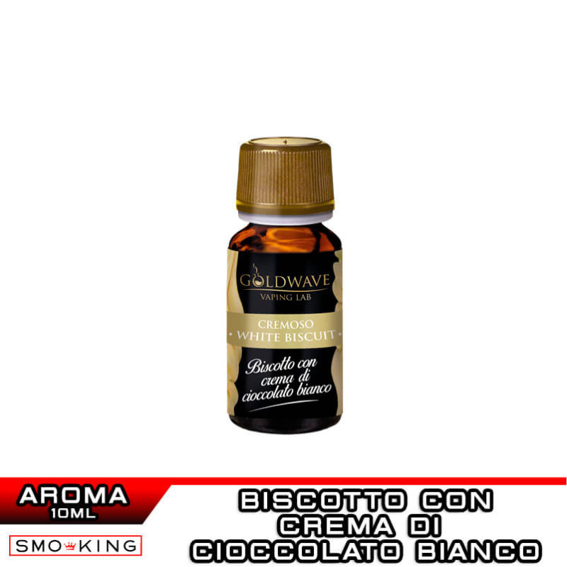 WHITE BISCUIT Cremoso Aroma Concentrato 10 ml Goldwave WHITE BISCUIT Cremoso Aroma Concentrato 10 ml Goldwave