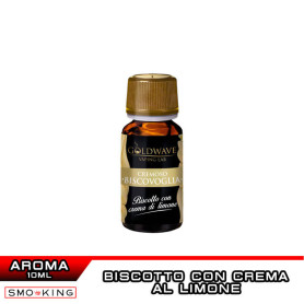 BISCOVOGLIA Cremoso Aroma Concentrato 10 ml Goldwave Biscotto Crema di limone BISCOVOGLIA Cremoso Aroma Concentrato 10 ml Goldwave