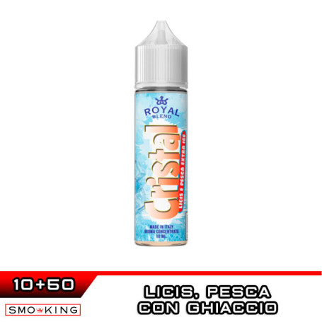 CRISTAL LICIS PESCA EXTRA ICE Aroma Shot 10 ml in 60 ml ROYAL BLEND Ice Pesca Litchi