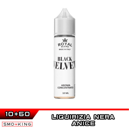 BLACK VELVET Aroma Shot 10 ml in 60 ml ROYAL BLEND Liquirizia Anice