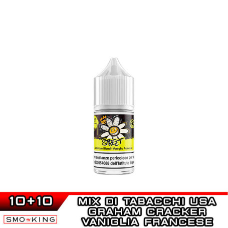 STREET Art Series Aroma Mini Shot 10+10 ml Croma Vape Vaniglia Tabacco American Blend  GRAHAM CRACKERS