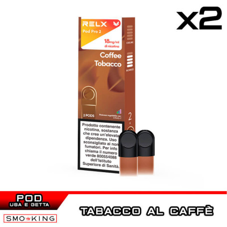 COFFEE TOBACCO Pod Pro Disposable 1.9 ml RELX 2 Pieces