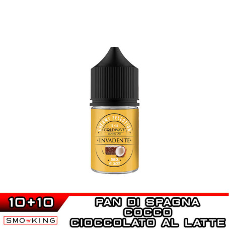 INVADENTE Mini Shot 10+10 ml Goldwave Cocco Pan di spagna Cioccolato al latte