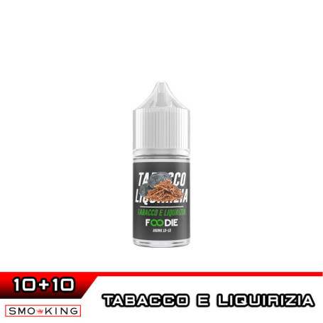 TABACCO E LIQUIRIZIA Foodie Mini Shot 10+10 ml QR Flavour