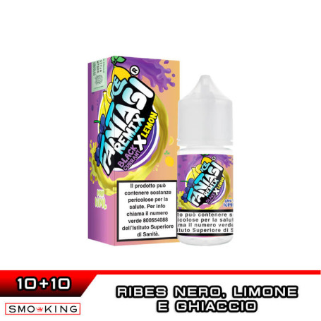 BLACK CURRANT X LEMON ICE FANTASI REMIX Mini Shot 10+10 ml Vape Juice