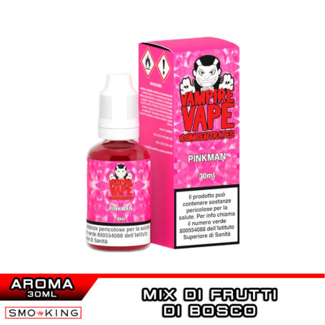 PINKMAN Aroma Concentrato 30ml Vampire Vape Frutti di Bosco Mix di frutta