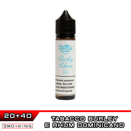 BURLEY RHUM Aroma Shot 20 ml Officine Svapo Tabacco Burley Rhum