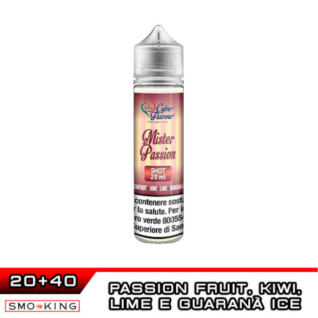 MISTER PASSION Aroma Shot 20 ml Cyber Flavour Frutto della Passione Kiwi Lime Guaranà