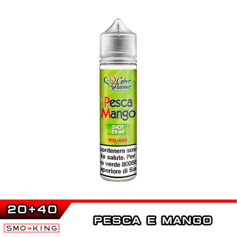 Cyber Flavour PESCA MANGO Liquido Shot 20ml | Smo-king