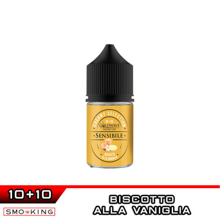 SENSIBILE Mini Shot 10+10 ml Goldwave Biscotto Crema alla Vaniglia