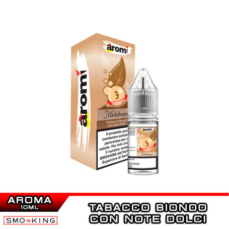 MICHELANGELO 3 Tabacchi Aroma Concentrato 10 ml Aromì by Easy Vape Tabacco Biondo