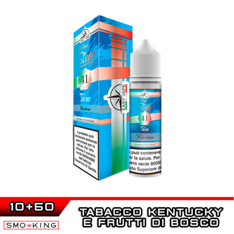 HURRICANE 41 Tabac Aroma Shot 10+50 ml Easy Vape Story by Easy Vape Tabacco Kentucky Frutti di Bosco