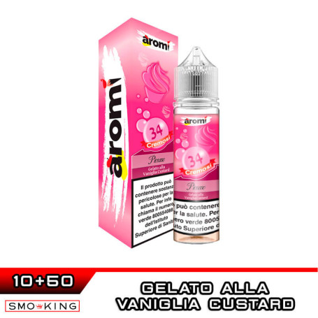 PICASSO 34 Cremosi Aroma Shot 10+50 ml Aromì by Easy Vape Gelato Vaniglia Custard