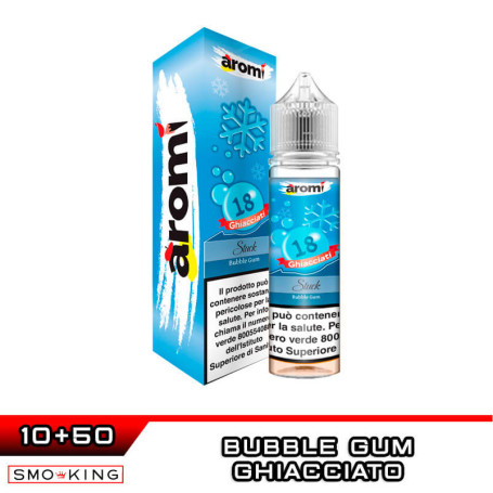 STUCK 18 Ghiacciati Aroma Shot 10+50 ml Aromì by Easy Vape Bubble Gum Ice