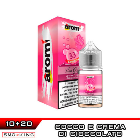 VANGOGH 33 Cremosi Mini Shot 10+20 ml Aromì by Easy Vape Cocco Crema al Cioccolato