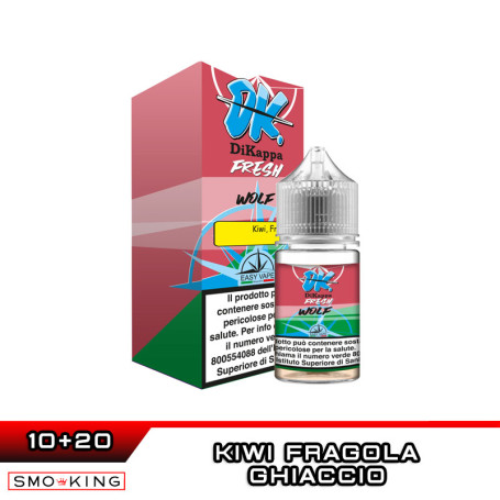 WOLF DK Fresh Mini Shot 10+20 ml Easy Vape Kiwi Fragola Ice