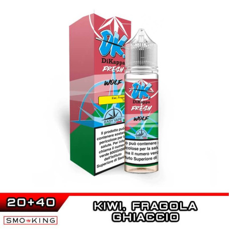 WOLF DK Fresh Aroma Shot 20+40 ml Easy Vape Anguria Kiwi Fragola Ice