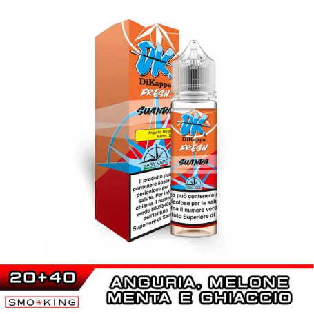 SUANDA DK Fresh Aroma Shot 20+40 ml Easy Vape Anguria Melone Menta Ice