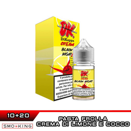 BLACK NIGHT DK Cream Mini Shot 10+20 ml Easy Vape Pasta Frolla Crema Limone Cocco