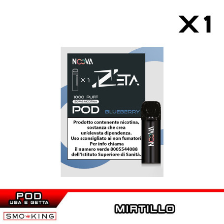 BLUEBERRY N.27 ZETA Disposable Pod NOOVA 1 Piece