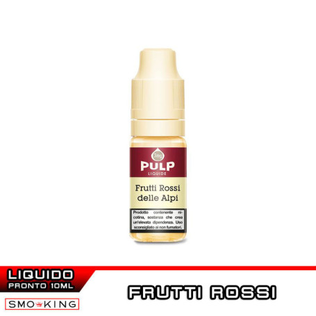 FRUTTI ROSSI DELLE ALPI Liquido Pronto Nicotina 10 ml PULP Frutti Rossi
