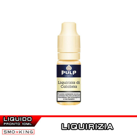 LIQUIRIZIA DELLA CALABRIA Liquido Pronto Nicotina 10 ml PULP Liquirizia