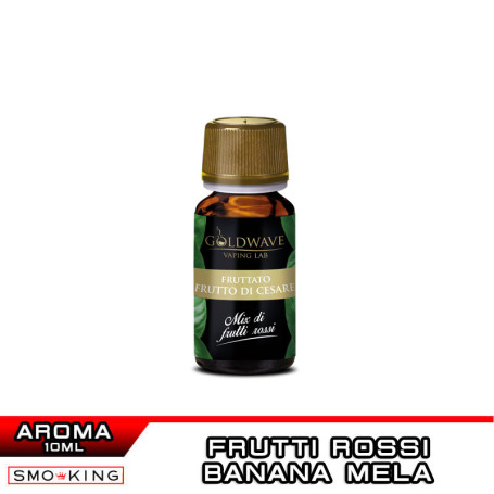 FRUTTO DI CESARE Fruttato Aroma Concentrato 10 ml Goldwave Frutti Rossi Banana Mela