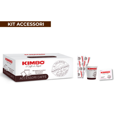KIMBO Kit Accessori per Caffè - 100 Pezzi