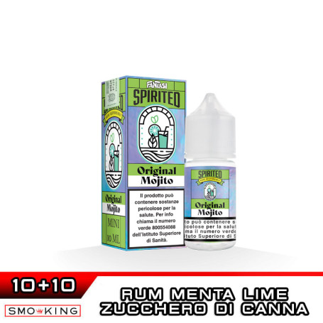 ORIGINAL MOJITO Spirited Mini Shot 10+10 ml Fantasi Vape Rum Menta Lime Zucchero