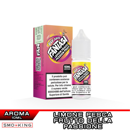 LEMON PEACH PASSION FRUIT Bar Juice Concentrated Aroma 10 ml Fantasi Vape