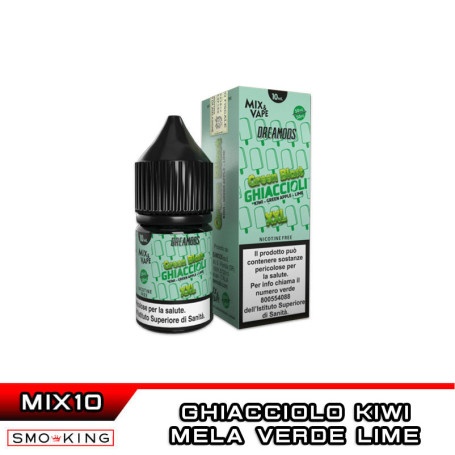GREEN BLAST XXL I Ghiaccioli Mix&Vape 10+10 Dreamods Ghiacciolo Kiwi Mela Verde Lime
