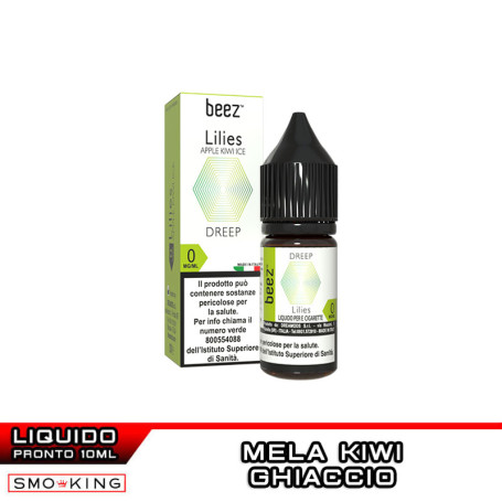 LILIES Dreep by Beez Liquido Pronto Nicotina 10 ml DreaMods Ice Mela Kiwi