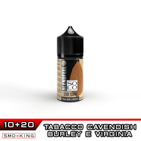 ZIO SAM Solo Mini Shot 10+20 ml BLENDFEEL Tabacco Cavendish Burley Virginia