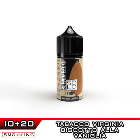 TEDDY Solo Mini Shot 10+20 ml BLENDFEEL Tabacco Virginia Burley Cavendish Biscotto