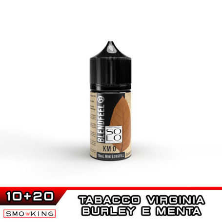 KM0 Solo Mini Shot 10+20 ml BLENDFEEL Tabacco Burley Virginia Menta