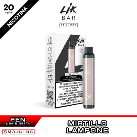 LIK BAR STILL Kit Batteria Ricaricabile 400mAh + Pod BLUEBERRY Suprem-e