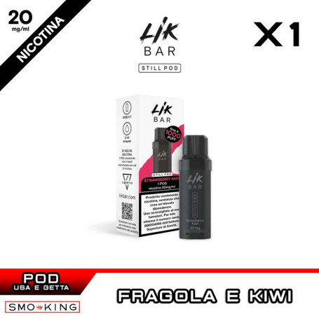 STRAWBERRY KIWI Lik Bar STILL Pod Disposable Suprem-e 1 Piece