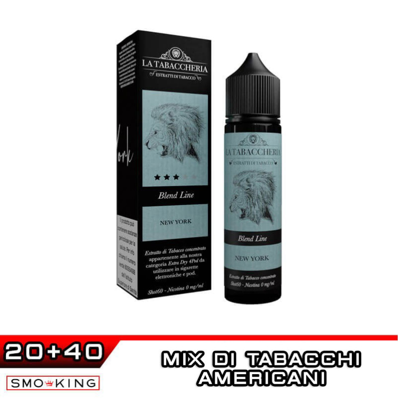 NEW YORK Extra Dry 4Pod BLEND LINE Aroma 20 ml La Tabaccheria