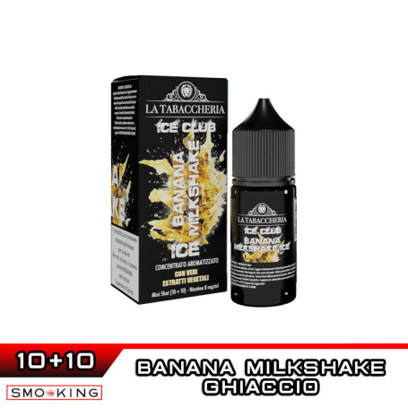 Ice Club BANANA MILKSHAKE ICE Mini Shot 10+10 ml La Tabaccheria Milkshake Banana Ice