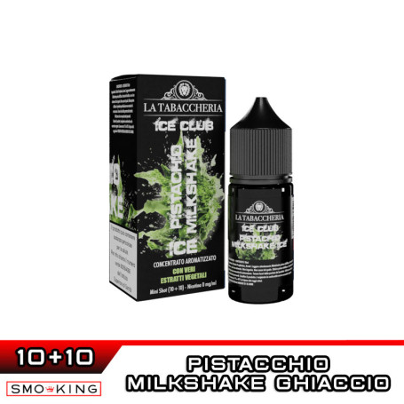 Ice Club PISTACHIO MILKSHAKE ICE Mini Shot 10+10 ml La Tabaccheria Milkshake Pistacchio Ice