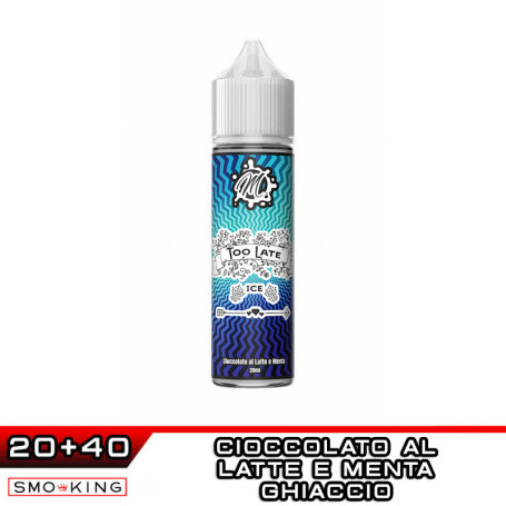 TOO LATE ICE Aroma Shot 20 ml MOONSHINE Cioccolato al Latte Menta Ice
