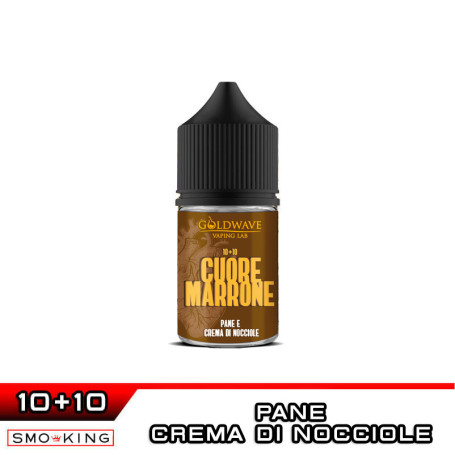 CUORE MARRONE Mini Shot 10+10 ml Goldwave Pane Crema di Nocciola