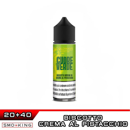 CUORE VERDE Aroma Shot 20 ml GOLDWAVE Biscotto Crema al Pistacchio