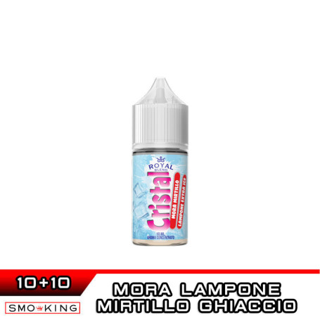 CRISTAL MORA MIRTILLO EXTRA ICE Mini Shot 10+10 ml Royal Blend Mora Mirtillo Lampone Ice