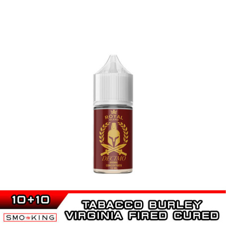 DECIMO Mini Shot 10+10 ml Royal Blend Tabacchi Virginia Burley Fire Cured