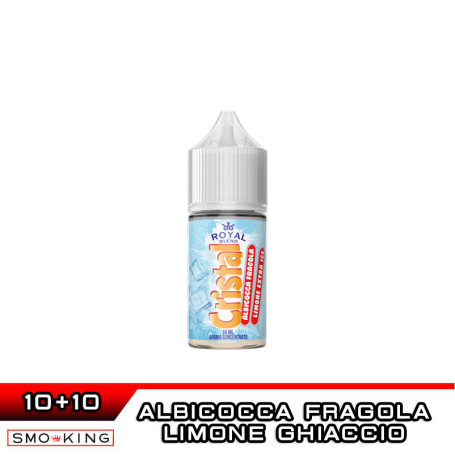 CRISTAL ALBICOCCA EXTRA ICE Mini Shot 10+10 ml Royal Blend Albicocca Fragola Limone Ice