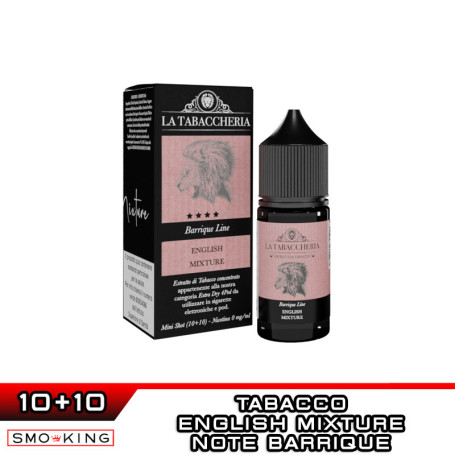 ENGLISH MIXTURE Extra Dry 4Pod BARRIQUE LINE Mini Shot 10+10 ml La Tabaccheria